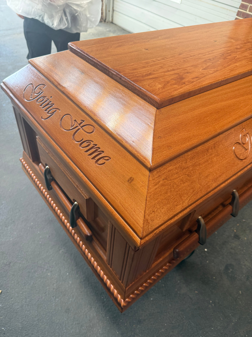 Going Home Poplar Casket